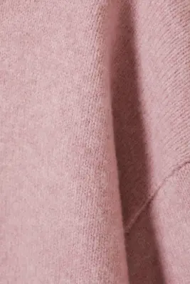 Pull oversize en maille - Rose poudré clair — photo 3