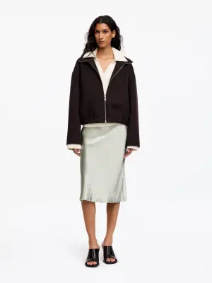 Pull en mélange de laine et d'alpaga - Blanc cassé — photo 1