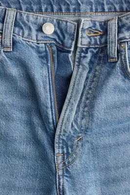 Petite Length Feather Soft Wide Ultra High Jeans - Bleu denim — photo 2