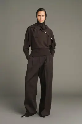 PULL LINDSAY CHOCOLAT — photo 3