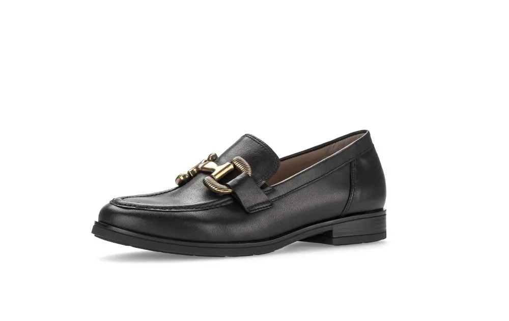 Mocassins Gabor 72.422.27 Noirs - Lacets Grande Pointure Femme