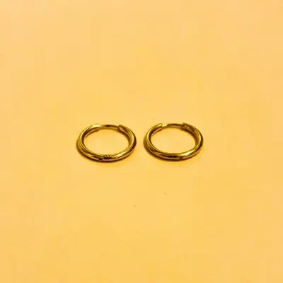 Boucles d’oreilles Cercle Doré - 4 tailles disponibles — photo 3