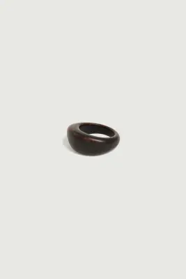 BAGUE ZEA MARRON FONCÉ — photo 2