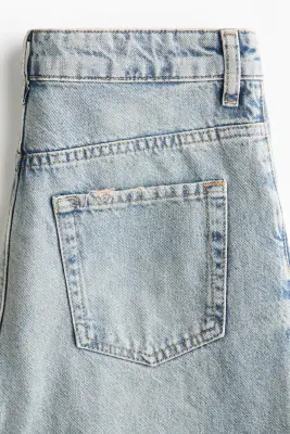 Short Bermuda en denim - Bleu denim clair — photo 3
