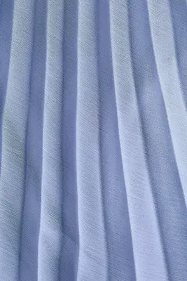 Jupe plissée vaporeuse - Bleu ancien — photo 2