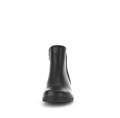 Bottines Gabor 34.660.27 Noires - Cuir Lacets Zip Grande Pointure Femme — photo 4