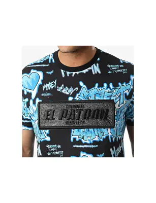 Teeshirt EL PATRON bleu — photo 2
