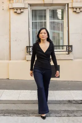 Cache-cœur Célia - noir — photo 2