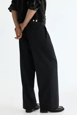 Pantalon chic Loose Fit - Gris foncé — photo 2