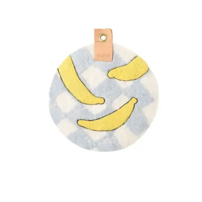 Dessous de plat Art Bananas en laine 21 cm – Aveva — photo 2