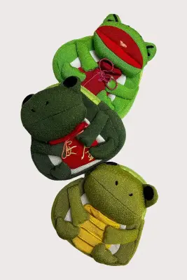Porte-monnaie zippé Grenouille — photo 2