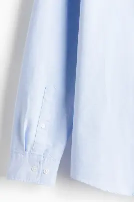 Chemise Oxford Regular Fit - Bleu clair — photo 5