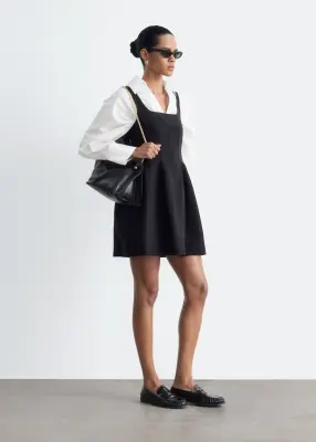 Robe courte de style corset - Noir — photo 4