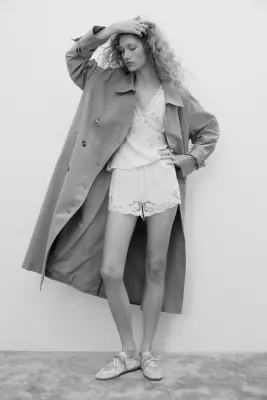 Top sans manches en viscose - Blanc/fleuri — photo 2