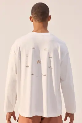 T-shirt de sport Loose Fit DryMove™ - Blanc/Solar — photo 3