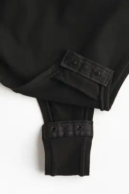 Body en microfibre avec bonnets paddés - Noir — photo 5