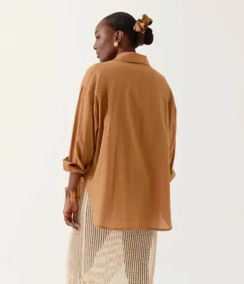 Artlove – Chemise Yerina Caramel — photo 3