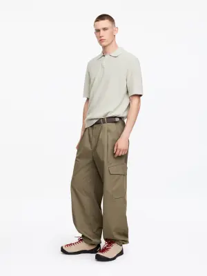 Polo en maille de coton - Vert poudré — photo 2