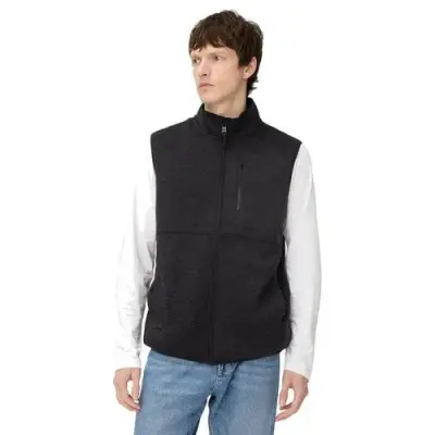 CAMEL ACTIVE SWEAT SANS MANCHES doublé polaire Marine — photo 1
