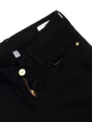 Pantalon LE SKINNY DE JEANNE en coton stretch noir lacéré NEUF Prix boutique 270€ Taille XS — photo 2