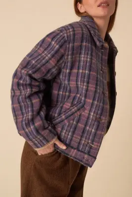 manteau neoma carreaux daisy — photo 1