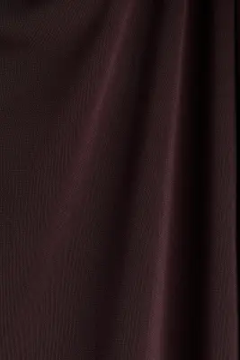 Robe en jersey avec dos bénitier - Marron foncé — photo 4