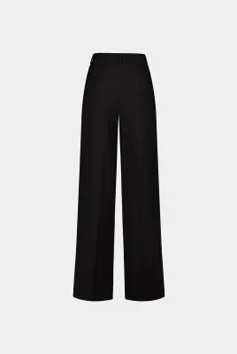 PANTALON DROIT À PLIS — photo 2
