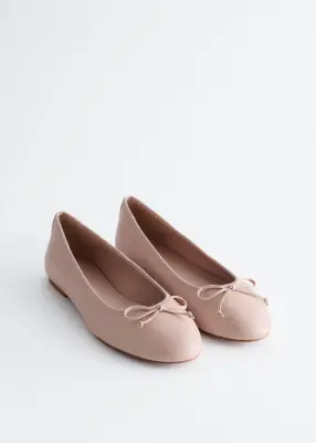 Ballerines en cuir - Rose clair — photo 3