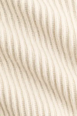 Pull oversize en laine mélangée - Crème — photo 3