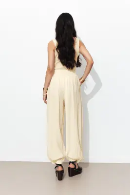Pantalon aladin uni Femme — photo 4