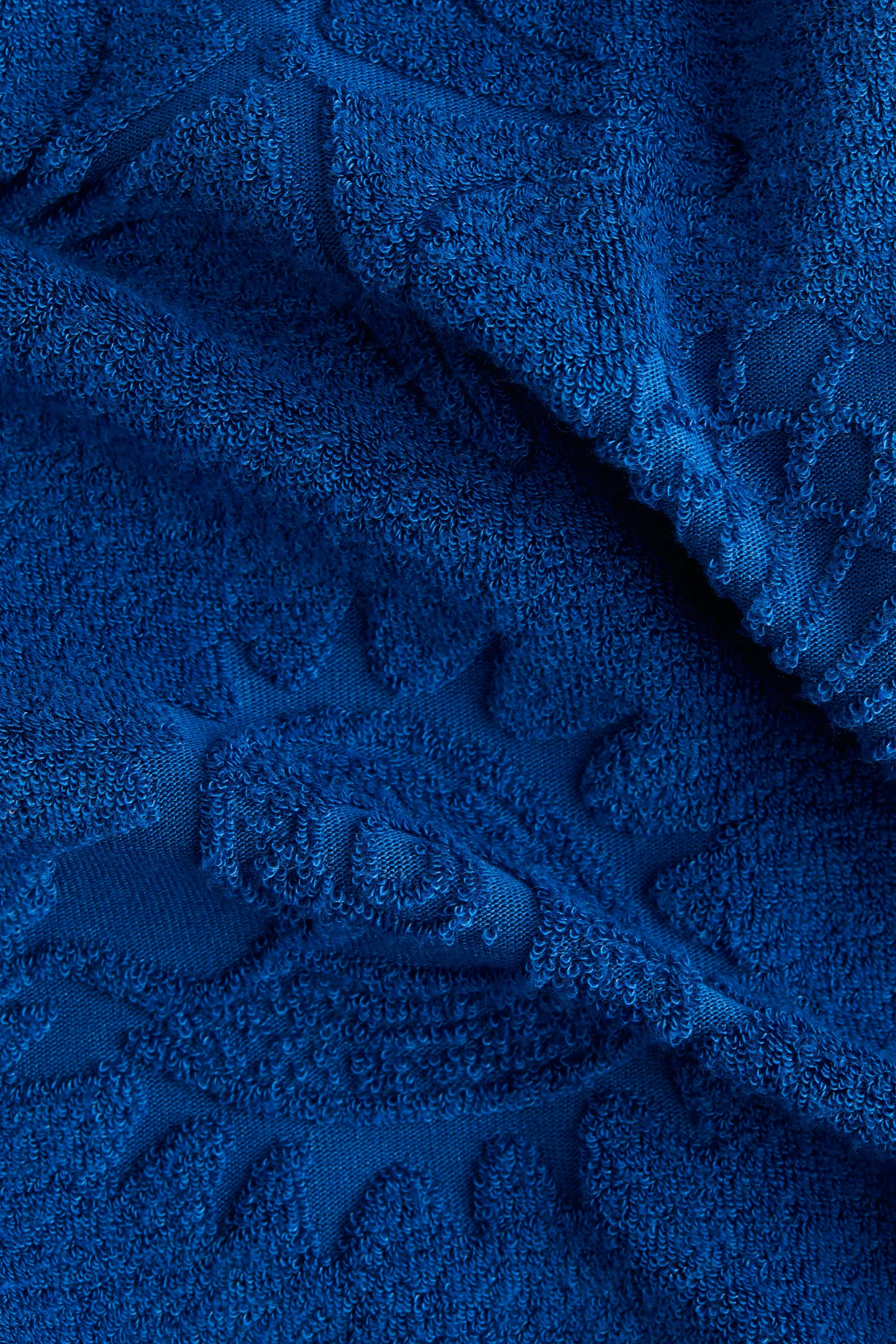 Short en tissu éponge - Bleu