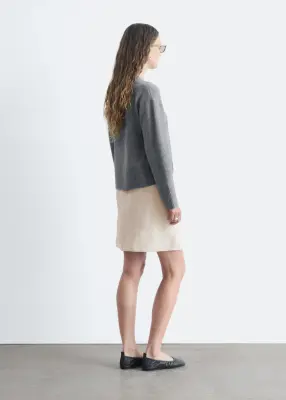 Pull décontracté en maille - Gris chiné — photo 5