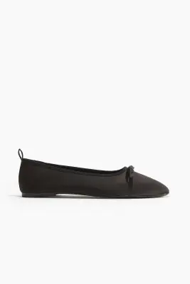Ballerines avec nœud - Black — photo 2