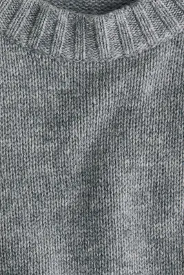 Pull en cachemire mélangé - Gris — photo 4