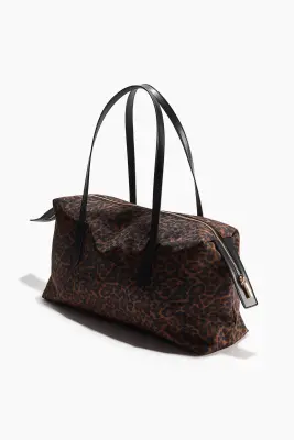 Sac shopping - Noir/imprimé léopard — photo 1