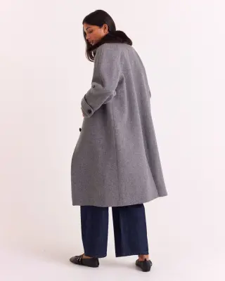 Manteau Nickie gris — photo 3
