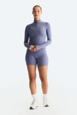 Veste de sport zippée SoftMove™ - Violet ancien — photo 2