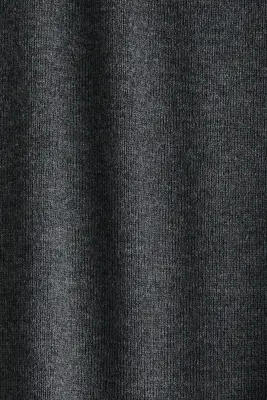 Pull en maille fine avec col zippé - Gris foncé — photo 4