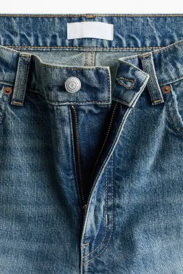 Barrel Regular Waist Jeans - Bleu denim — photo 2