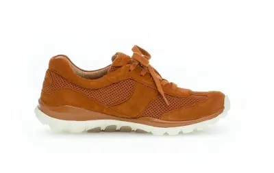 Baskets Gabor 56.966.42 Marron - Daim Lacets Zip Rollingsoft Grande Pointure Femme — photo 4