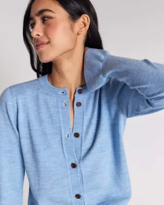 Cardigan Rosalie bleu ciel — photo 1