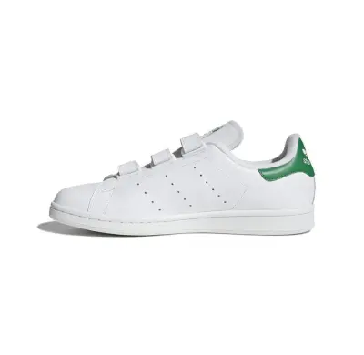 ADIDAS STAN SMITH VELCRO Blanc Vert — photo 5