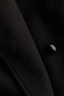 Manteau oversize en feutre - Noir — photo 5
