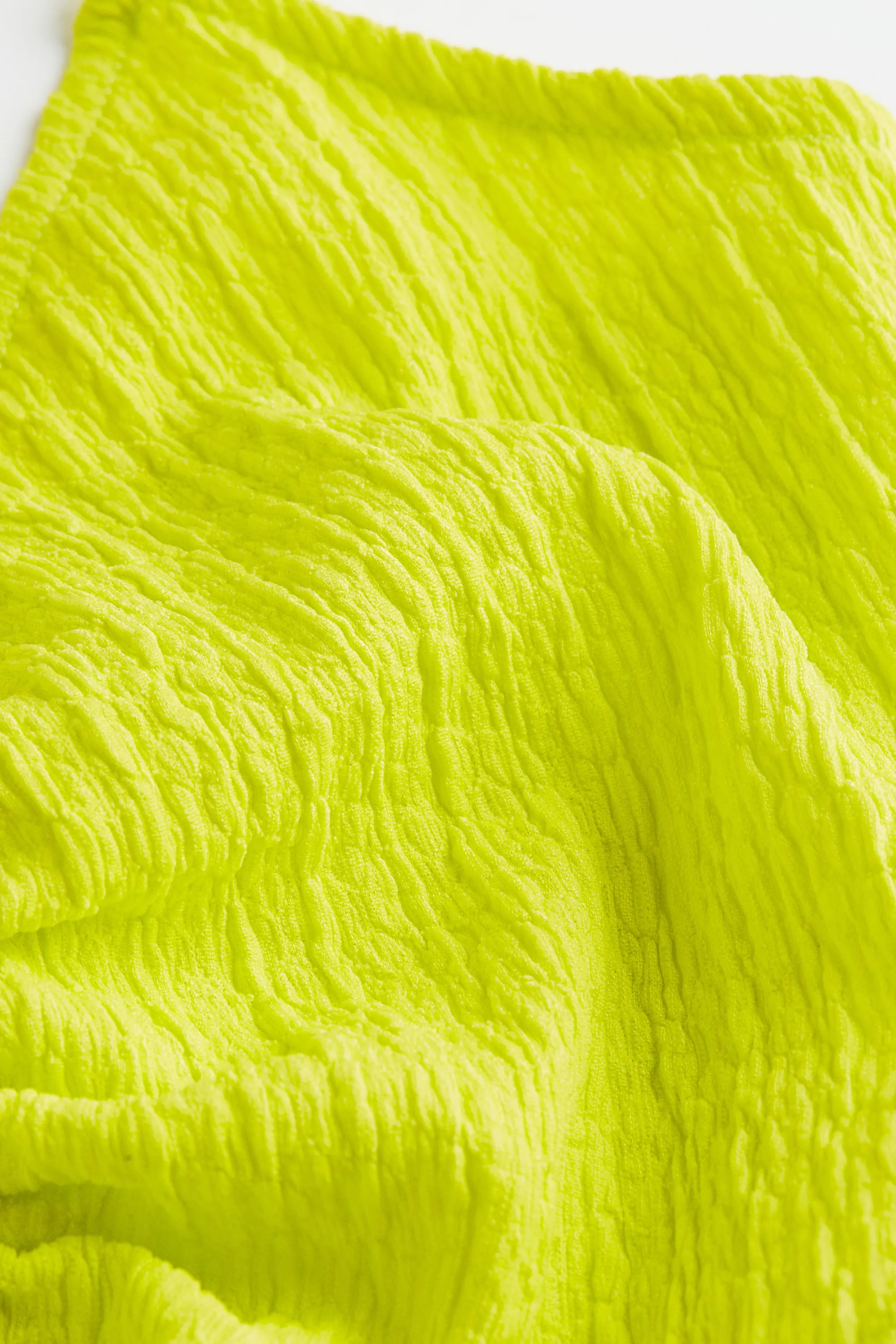 Top de plage avec lien de serrage - Vert lime