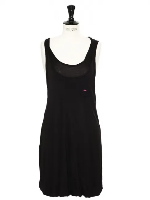 Robe boule débardeur en jersey noir Px boutique 250€ Taille 36