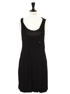 Robe boule débardeur en jersey noir Px boutique 250€ Taille 36 — photo 1