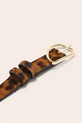 Ceinture Basma pony léopard fauve — photo 5