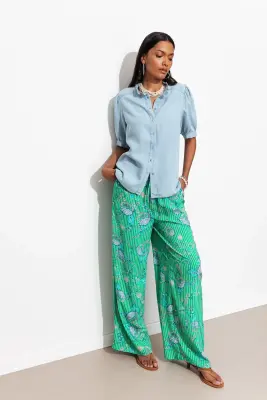 Pantalon large imprimé Femme — photo 2