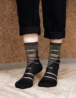 Chaussettes Tate Modern (plusieurs couleurs) – Atelier St-Eustache - Or — photo 3