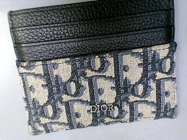 Porte cartes jacquard toile